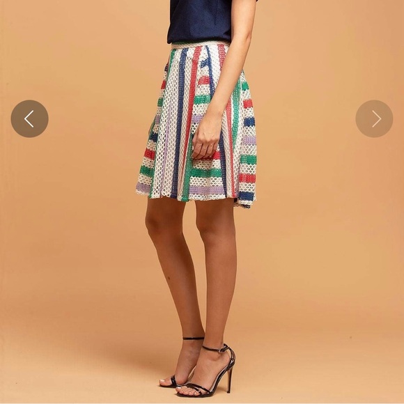 Eva Franco Tuxedo Skirt Arriba Size 2 - Picture 3 of 3